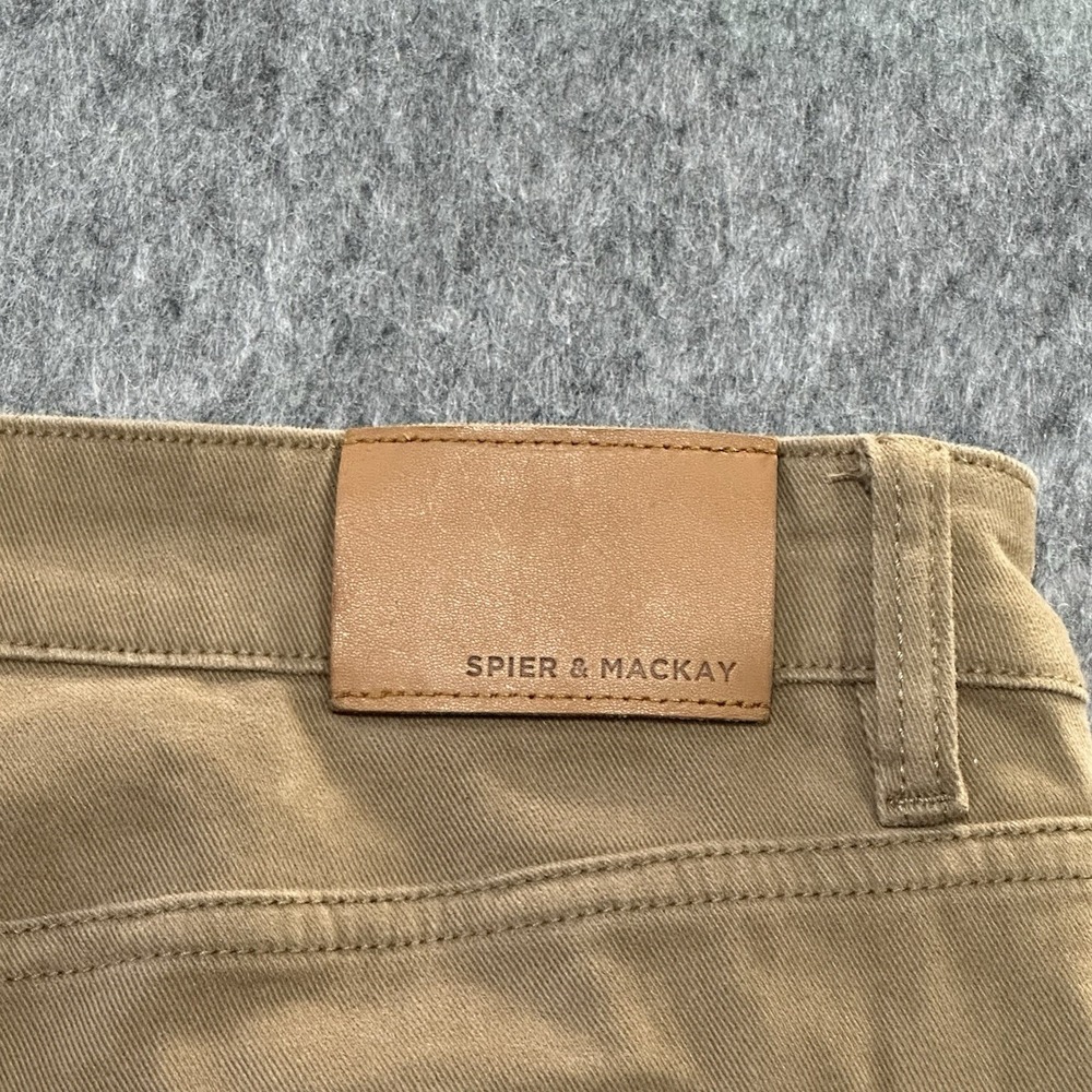 Spier & Mackay Slim Fit Brown Casual Pants Cotton/Spandex - Size 34x29 - Picture 6 of 13